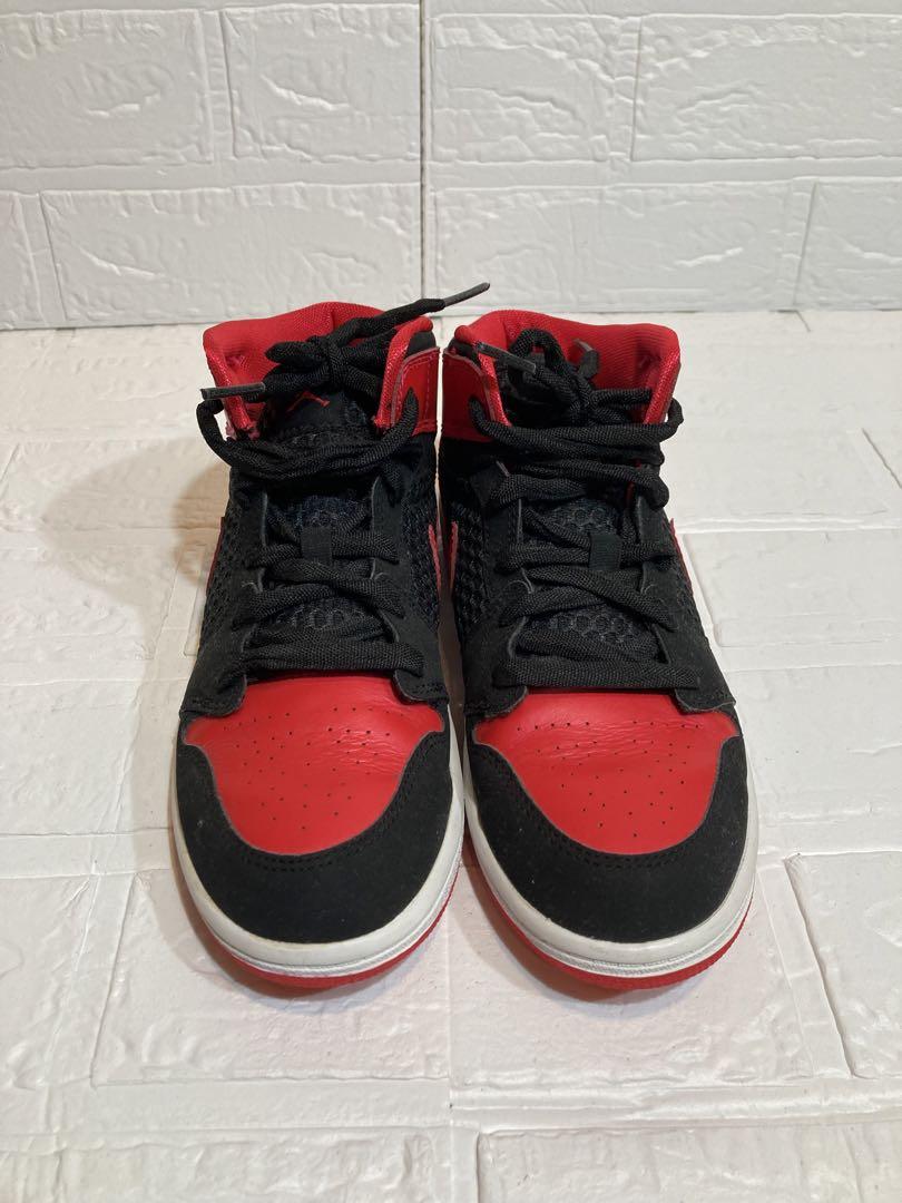 スニーカー NIKE JORDAN DUNK MID 22cm RED BLACK