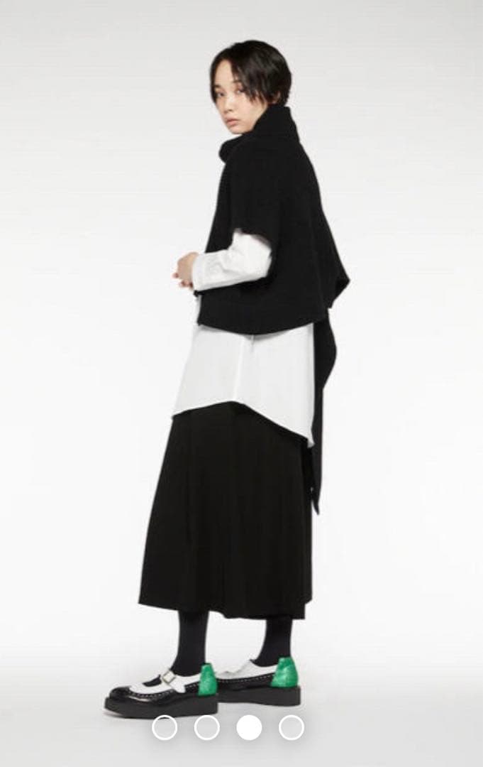 お待たせ! 新品未使用 LIMI feu リミフゥ ラムウール2wayマフラー