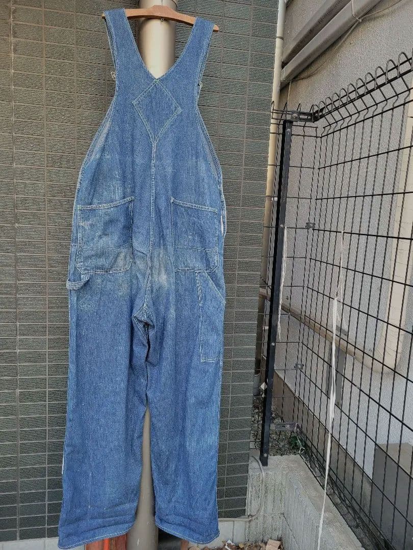 交換無料! 40s 50s ヴィンテージ MOHAWK デニムオーバーオール