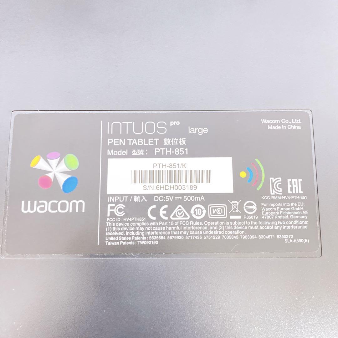 Wacom ペンタブ PTH-851/K1 Lサイズ