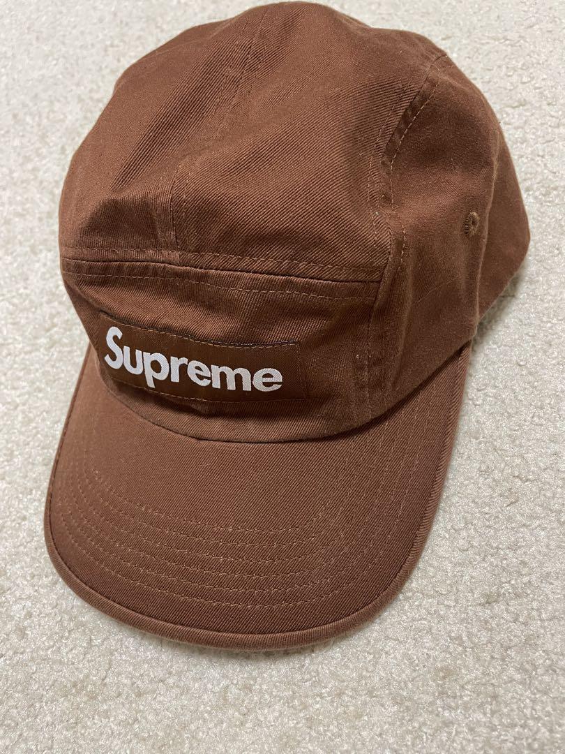 Supreme Washed Chino Twill Camp 美品　キャップ
