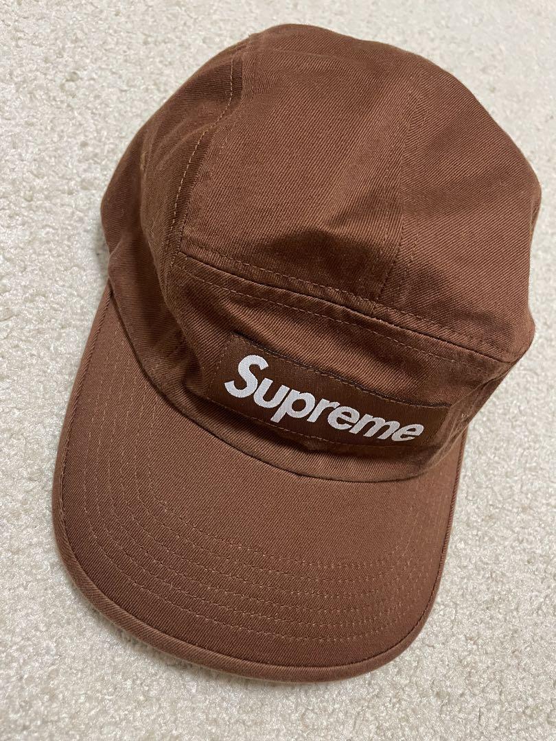Supreme Washed Chino Twill Camp 美品　キャップ