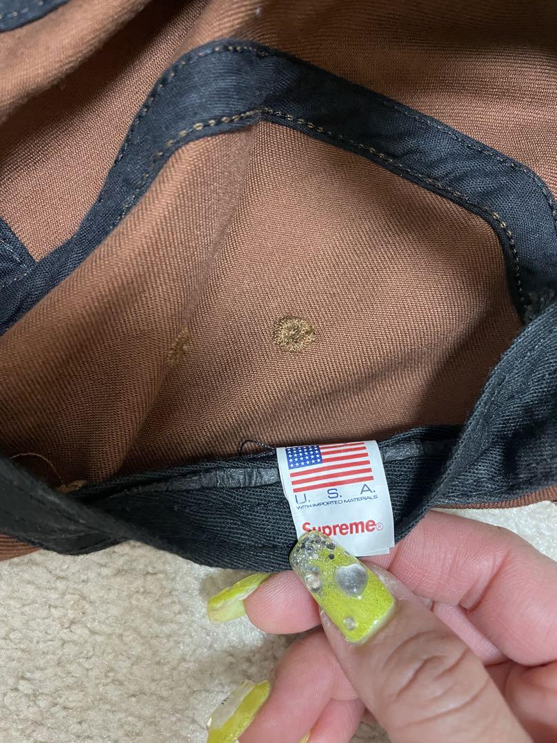 Supreme Washed Chino Twill Camp 美品　キャップ