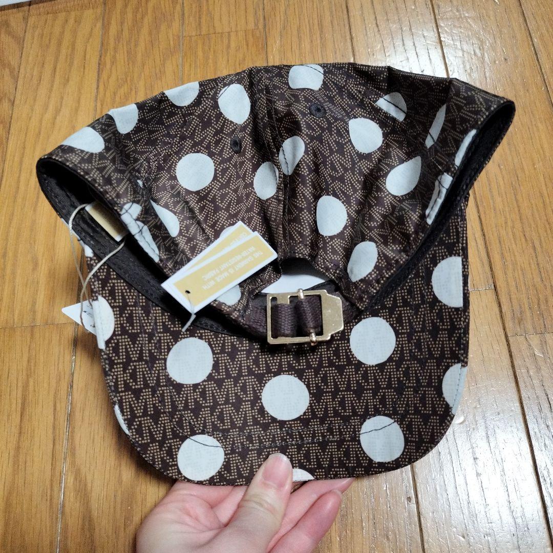 マイケルコース　キャップ　帽子　ブラウン