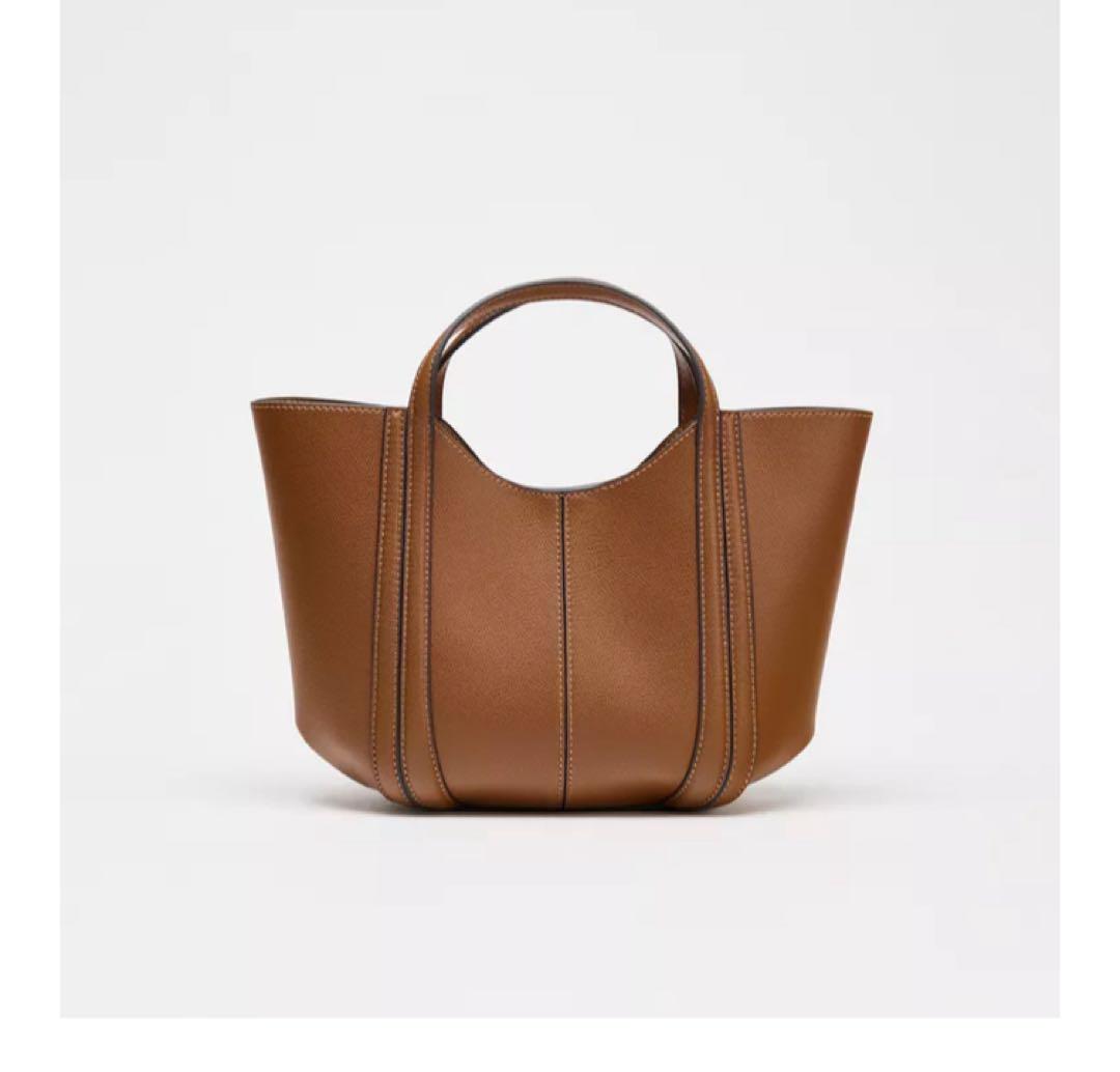 ステッチミニシティバッグ ZARA - メルカリ