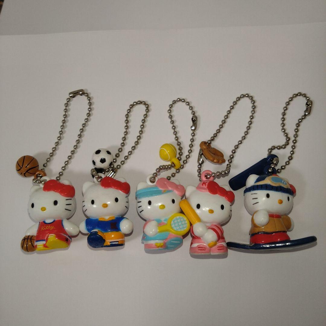 ハローキティ　スポーツキーホルダー　5つセット