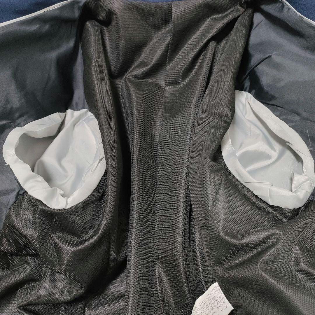 ZARA MAN　セットアップ　スーツ　細身　ストレッチ　裏地メッシュ　ネイビー