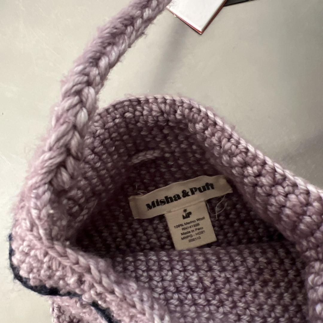 バッグ mishaandpuff crochet crossbody bag