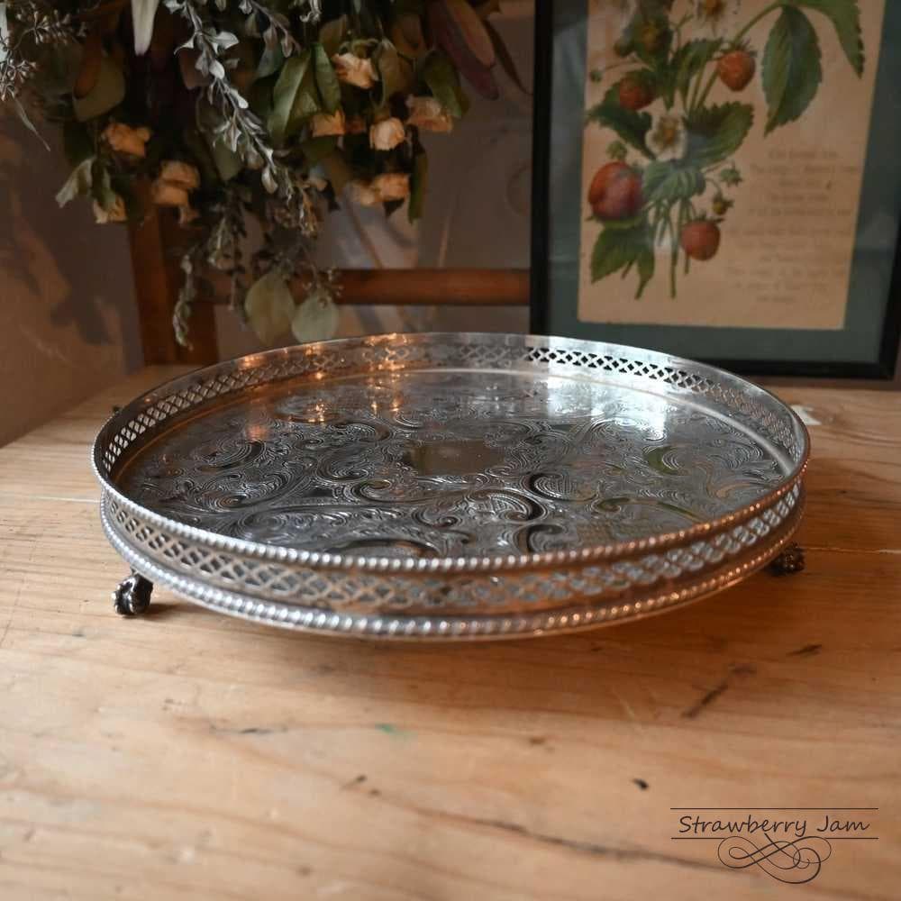 L3710-215 英国アンティーク シルバープレート キッチントレイ トレイLloyd s Antiques