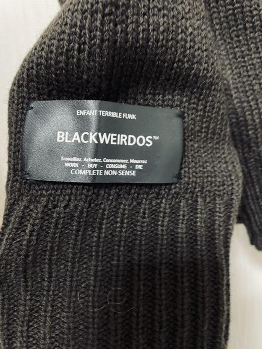 BlackWeirdos21aw Jacquard Letter Sweater - メルカリ BlackWeirdos21aw Jacquard Letter Sweater - メルカリ