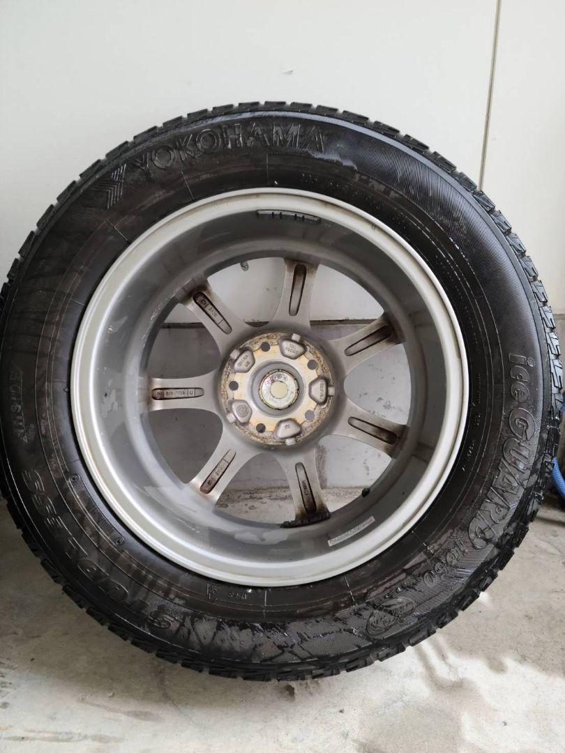 【fuk3】2012年製ヨコハマアイスガード205/65R16 ホイール付