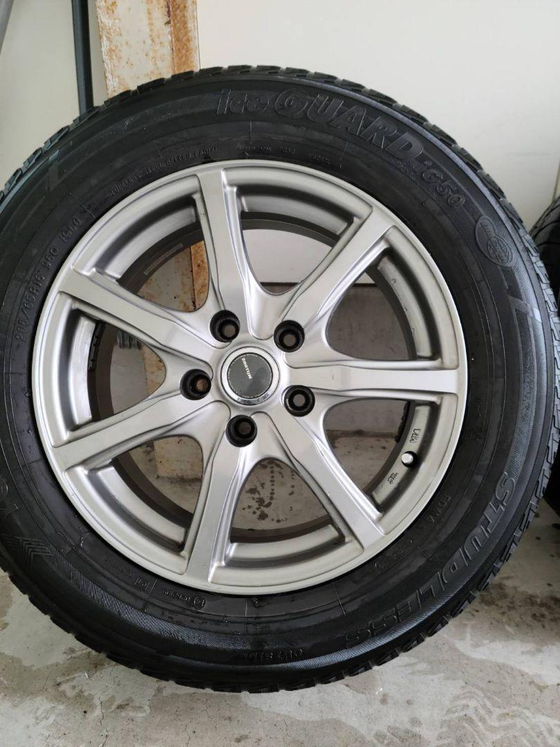 【fuk3】2012年製ヨコハマアイスガード205/65R16 ホイール付