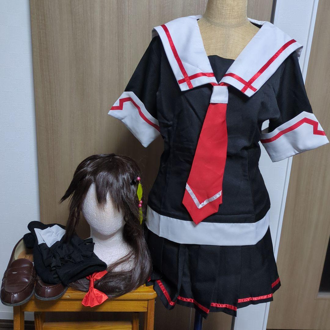 艦これ時雨コスプレ衣装 ウィッグ付き 艦これ時雨コスプレ衣装 ウィッグ付き