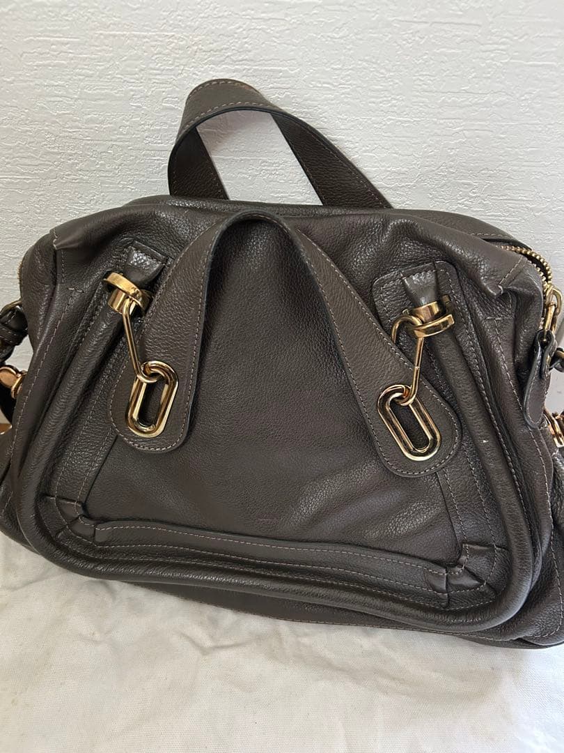 Chloe クロエ　ショルダーバッグ　ハンドバッグ ダークブラウン　2way