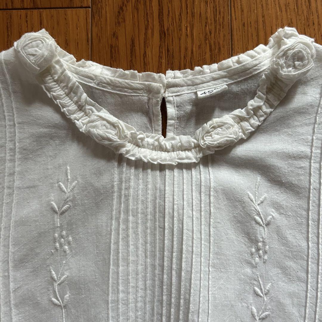 45R★カディdeコサージュTシャツ 45r カディdeコサージュTシャツお値下げ美品