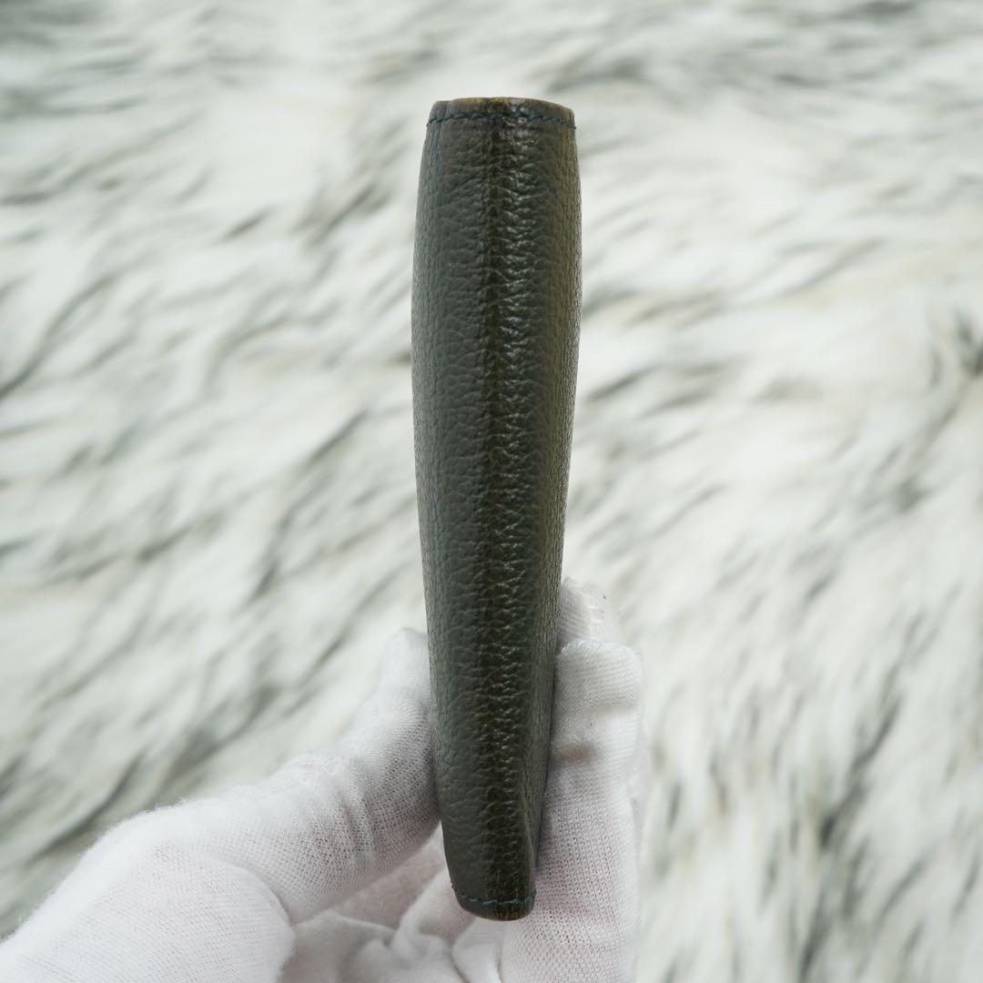 極美品　BURBERRY LONDON 折り財布　ノバチェック　グリーン　希少
