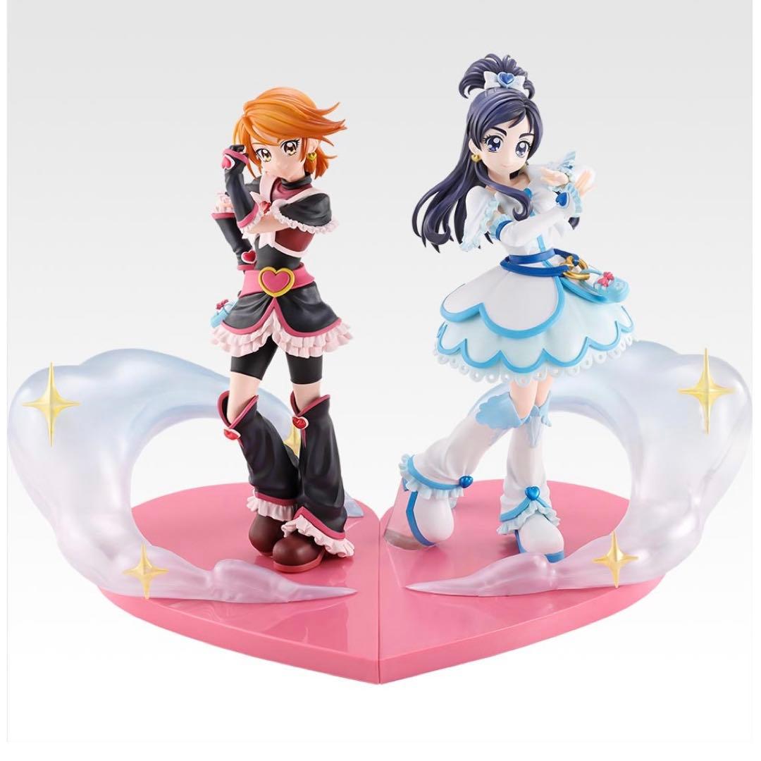 プリキュア　一番くじ　キュアブラック フィギュア　キュアホワイト フィギュア