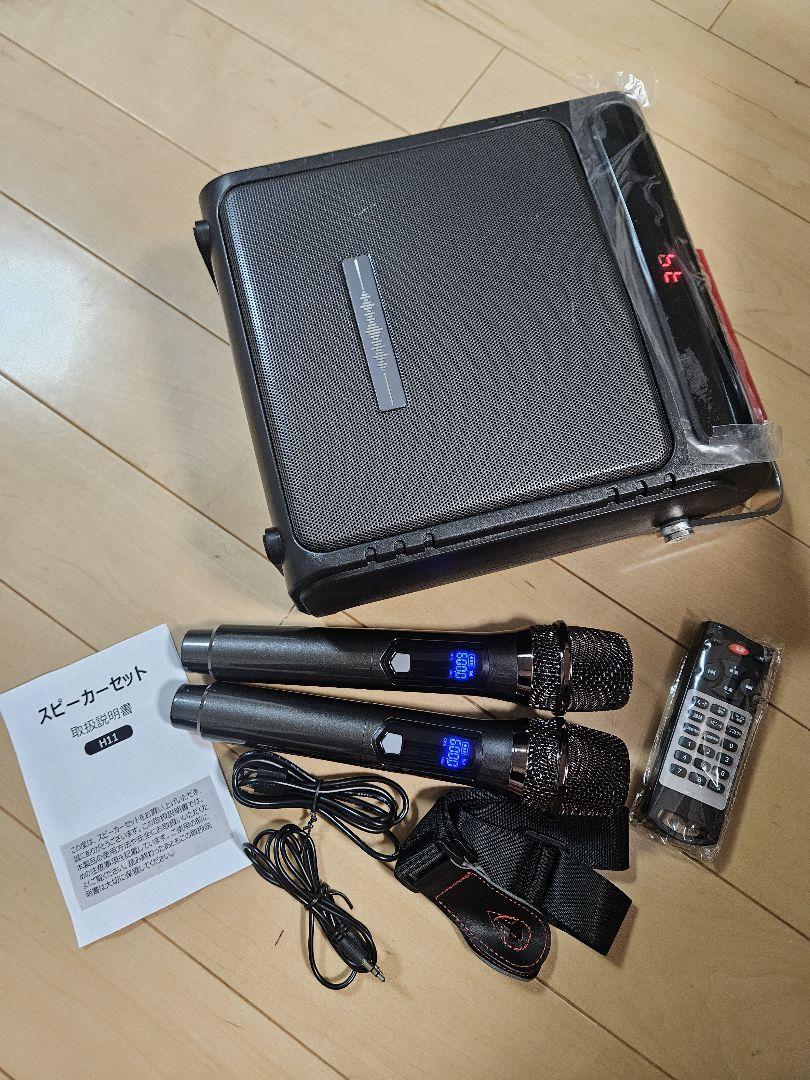 ポータブルPAシステム Bluetooth 5.3 スピーカー　マイク