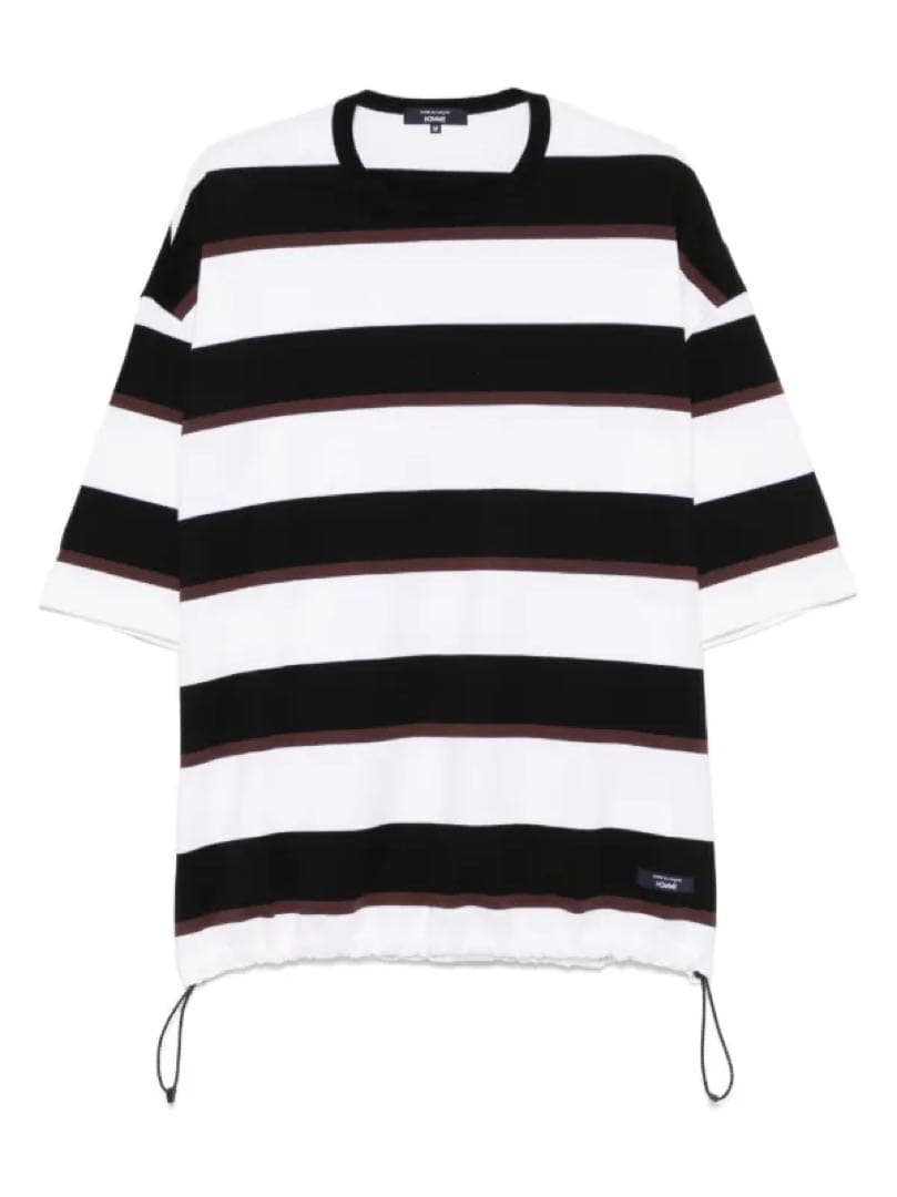 25ss コムデギャルソンオム ボーダー オーバーサイズ TシャツS COMME des GARCONS HOMME