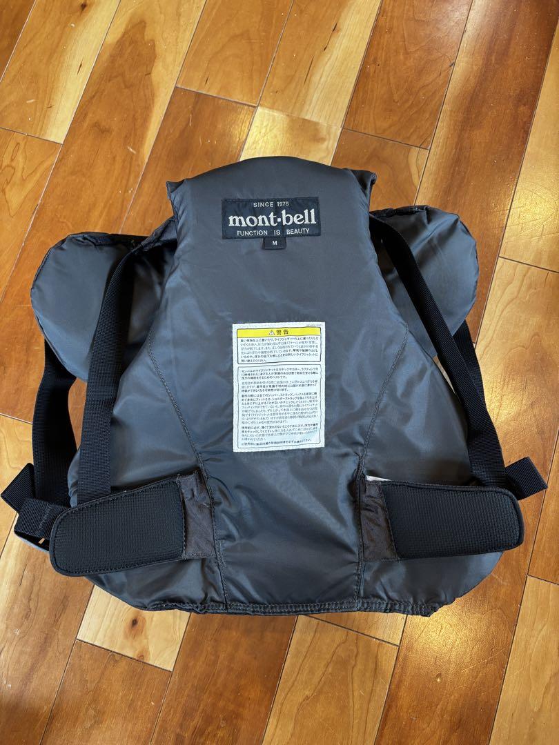mont-bell アクアバット ライフジャケット 黒 カヤック　PFD