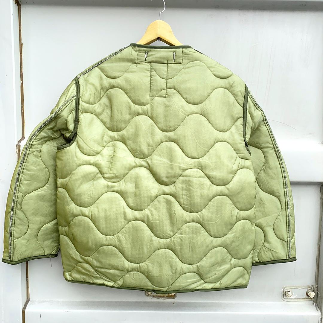 米軍実物 ライナー オリーブ M 未使用 5JXSZ-m20192061332 M-65 フィールド ジャケット用 国産HOT