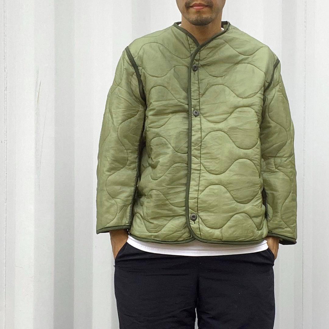 米軍実物 ライナー オリーブ M 未使用 5JXSZ-m20192061332 M-65 フィールド ジャケット用 国産HOT