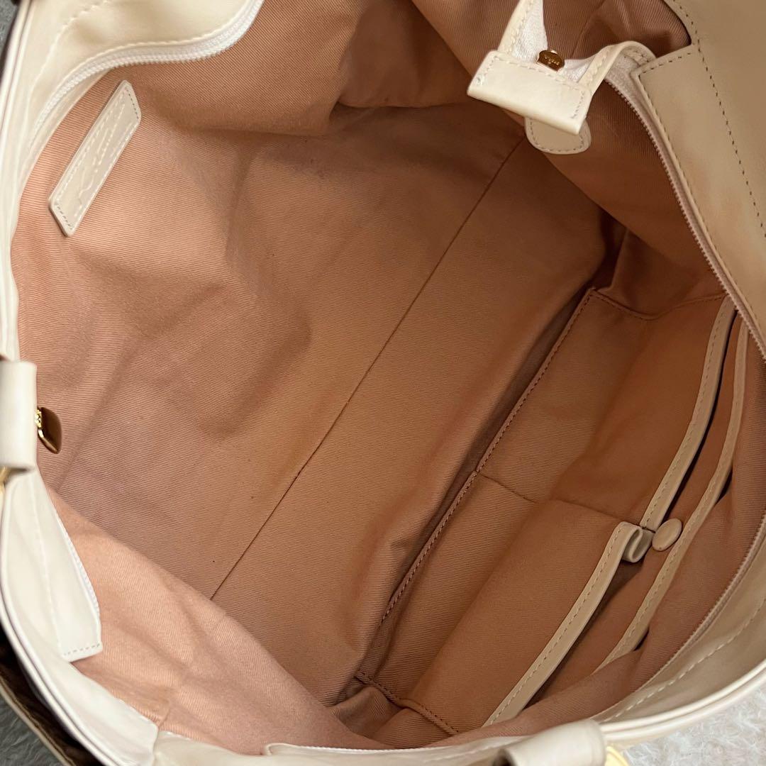 未使用級✨ Kitamura トートバッグ ドッグ犬 ゴールド金具