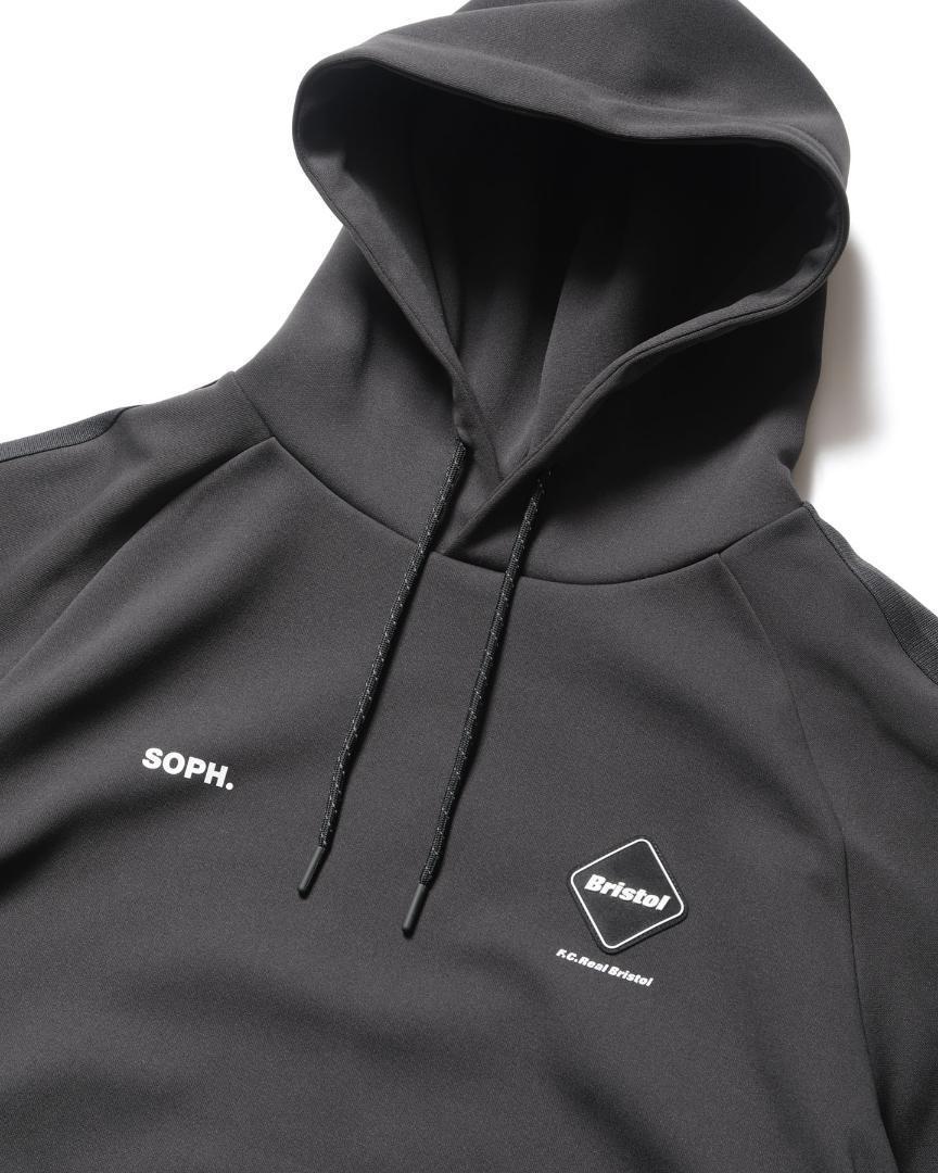 グレー XL FCRB 24AW TRAINING TRACK HOODIE