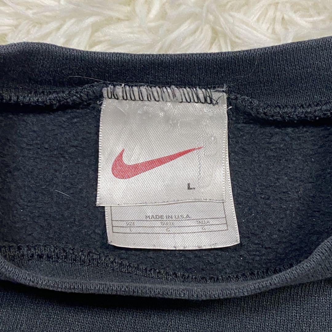 【USA製】90's NIKE スウェット　ブラック