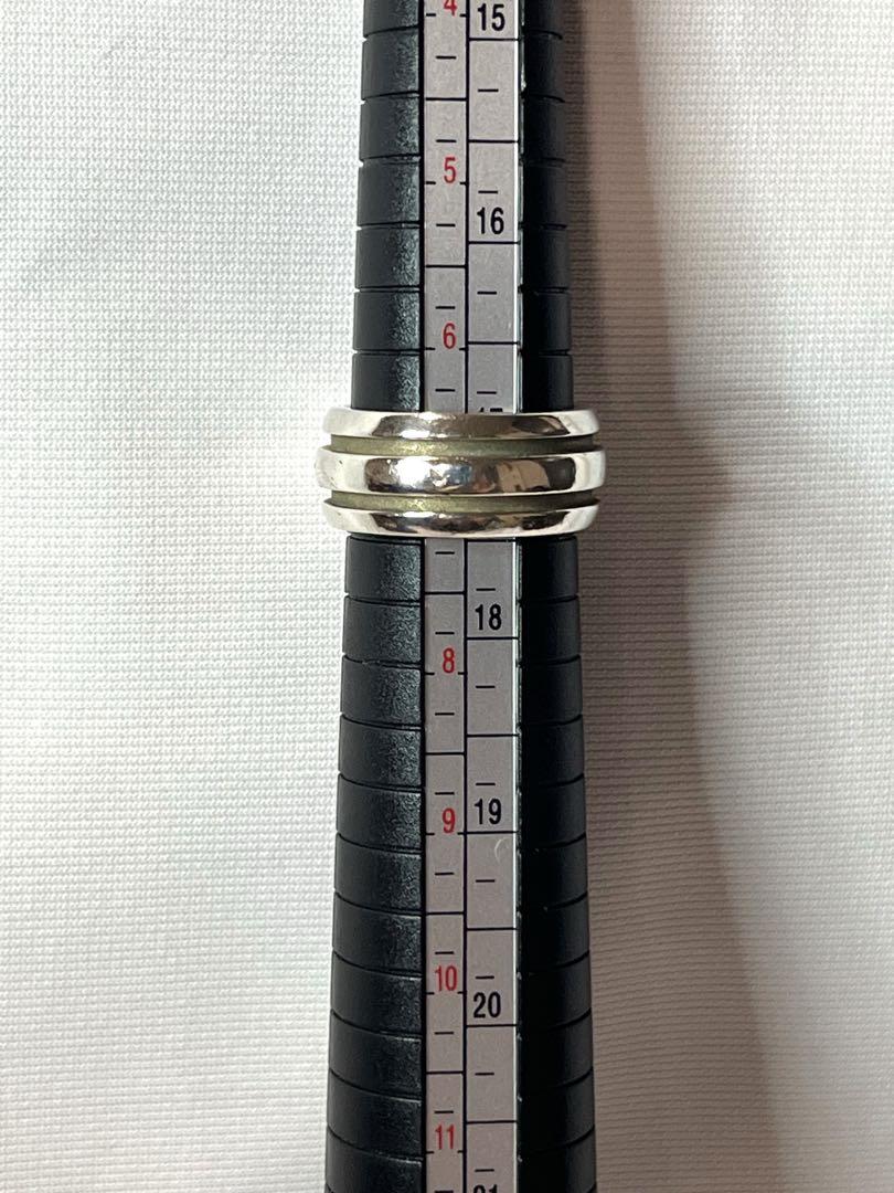 Tiffany &Co. グルーブドダブルリング