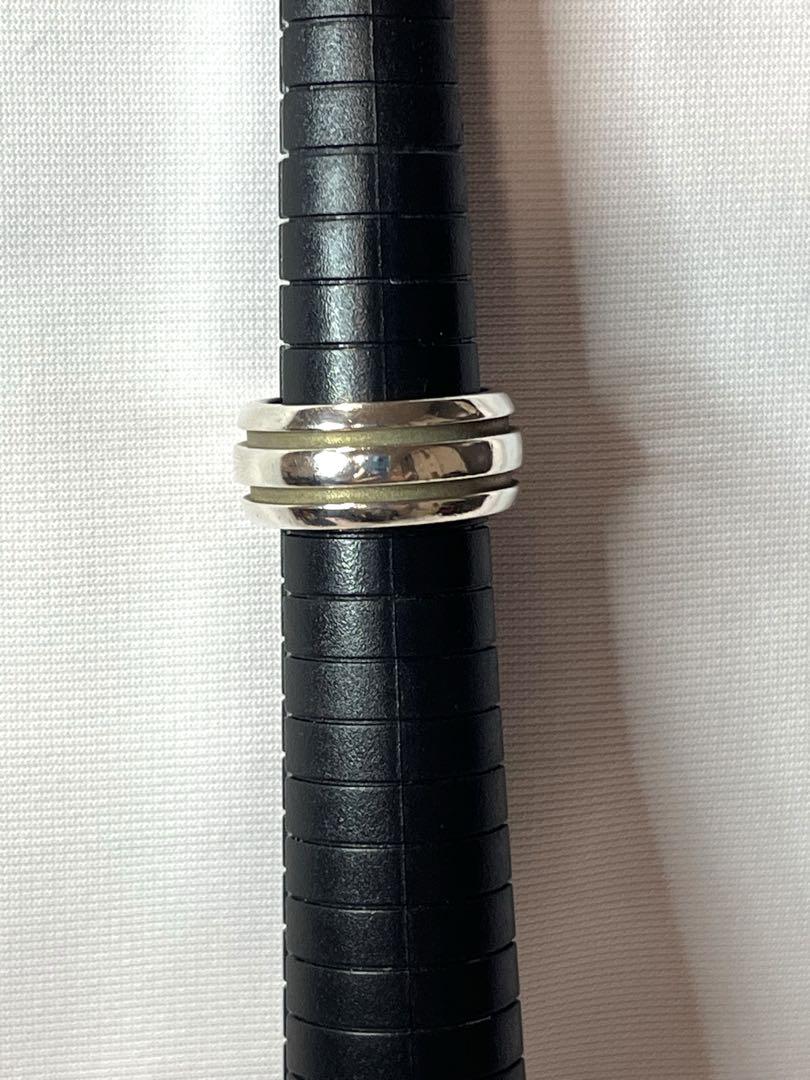Tiffany &Co. グルーブドダブルリング