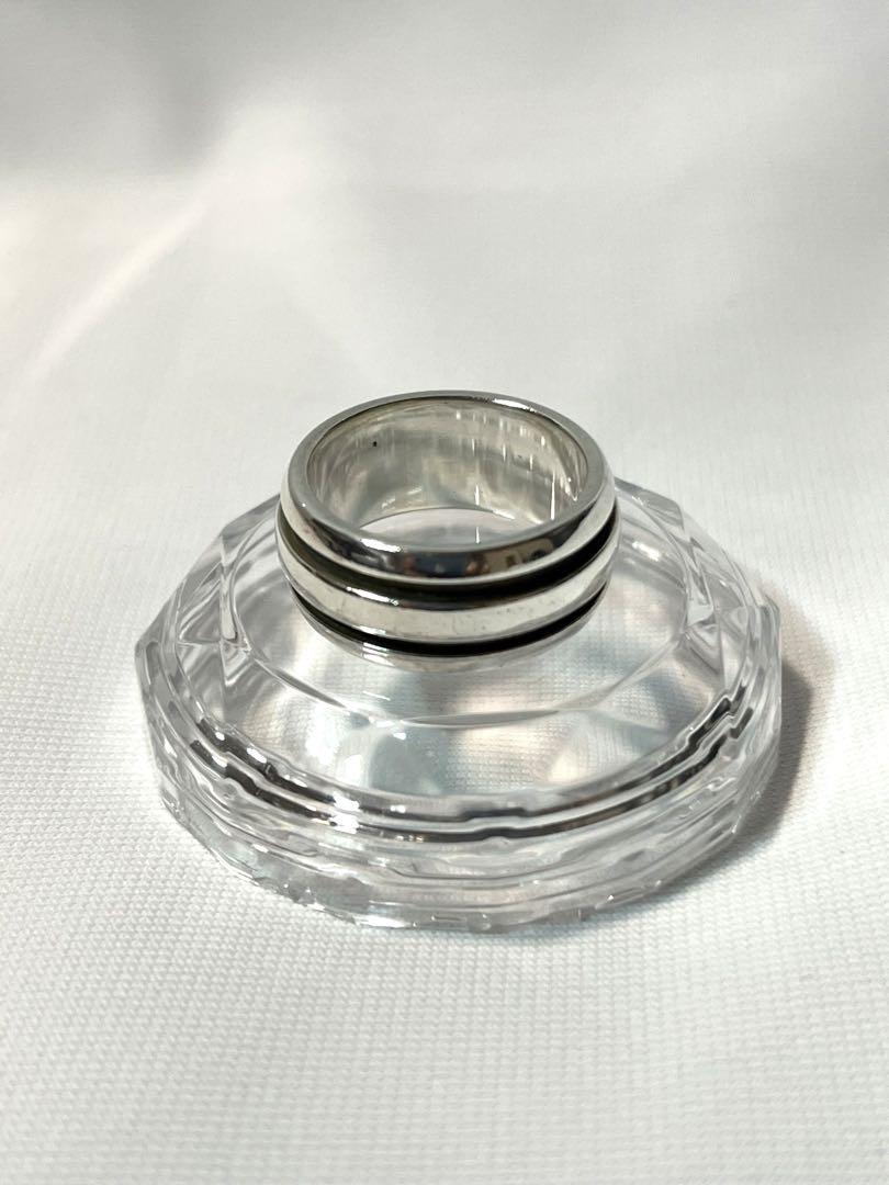 Tiffany &Co. グルーブドダブルリング