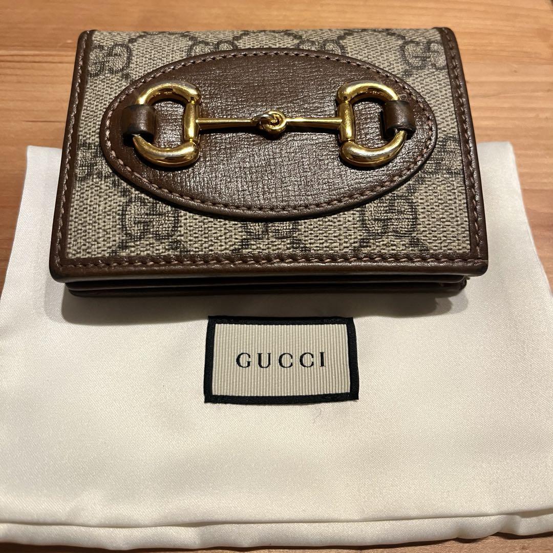 正規品☆GUCCI☆美品☆ホースビット！二つ折り財布