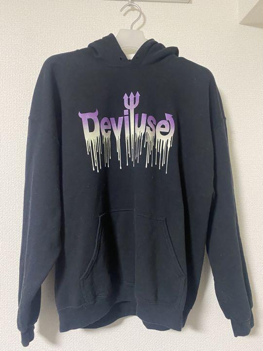 deviluse パーカー 紫