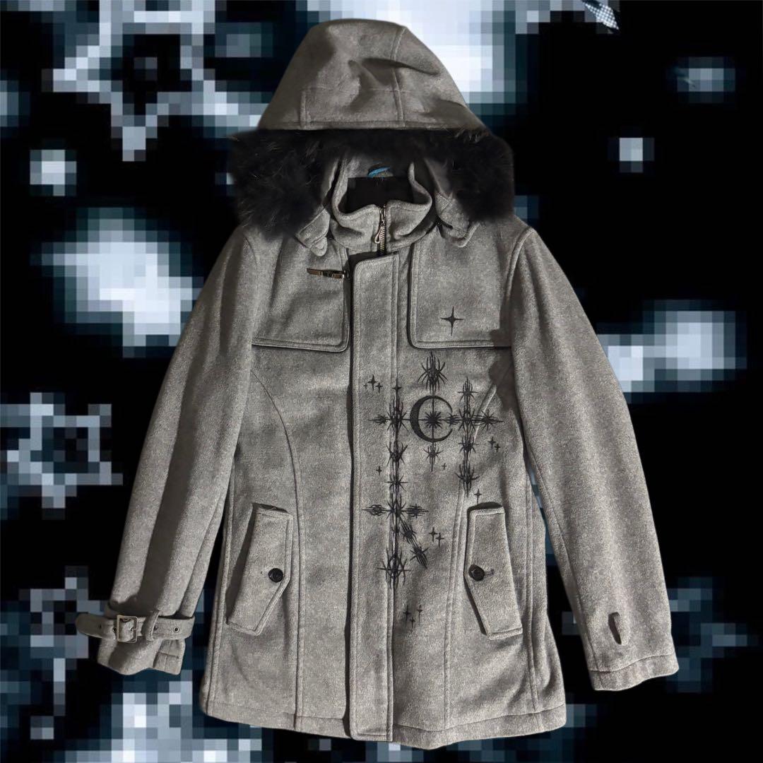 【人気おしゃれ】 archive ファー ジャケットy2k 平成 グランジ V系 opiumM Archive 儚げスタイリッシュ