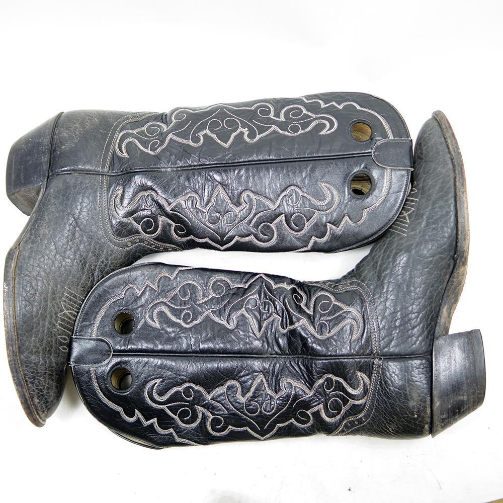 Hondo Boots ブラック ヴィンテージ　ウエスタンブーツ　/P3092