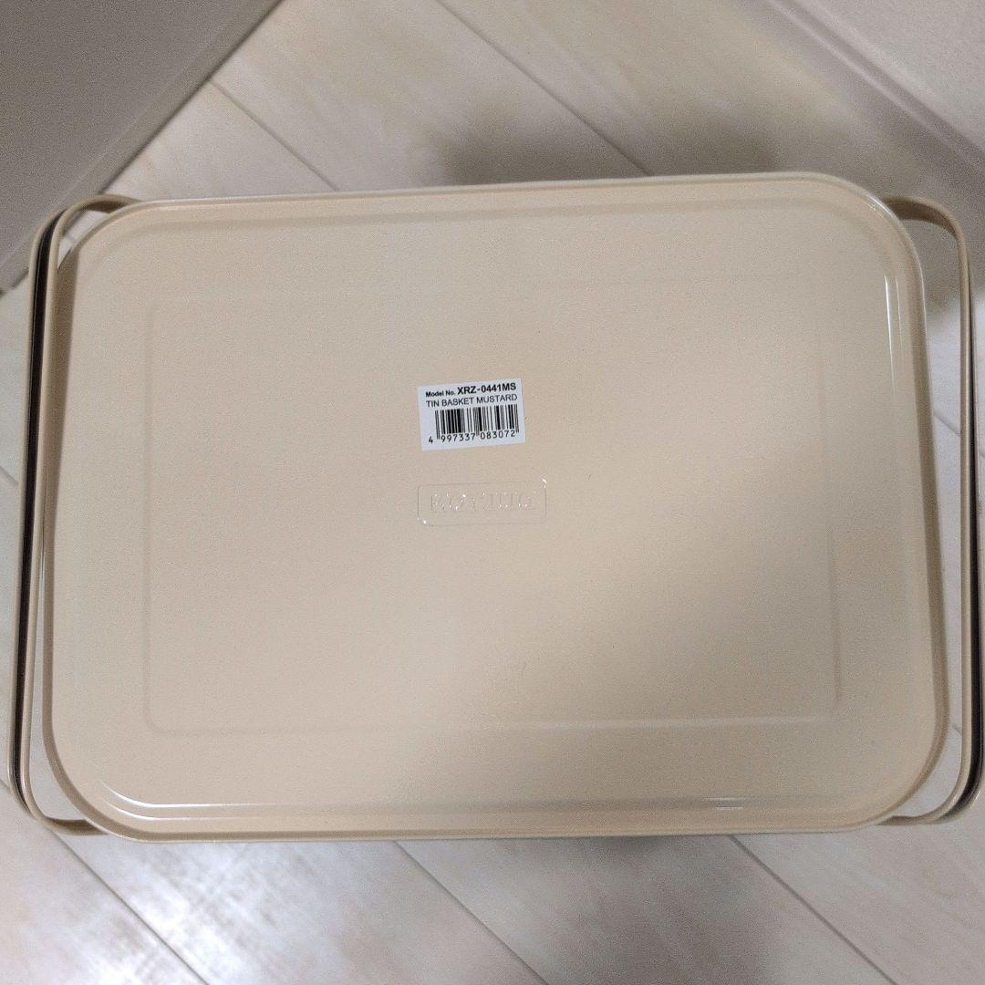 DULTON ティンバスケット　マスタード＆レッド2個セット