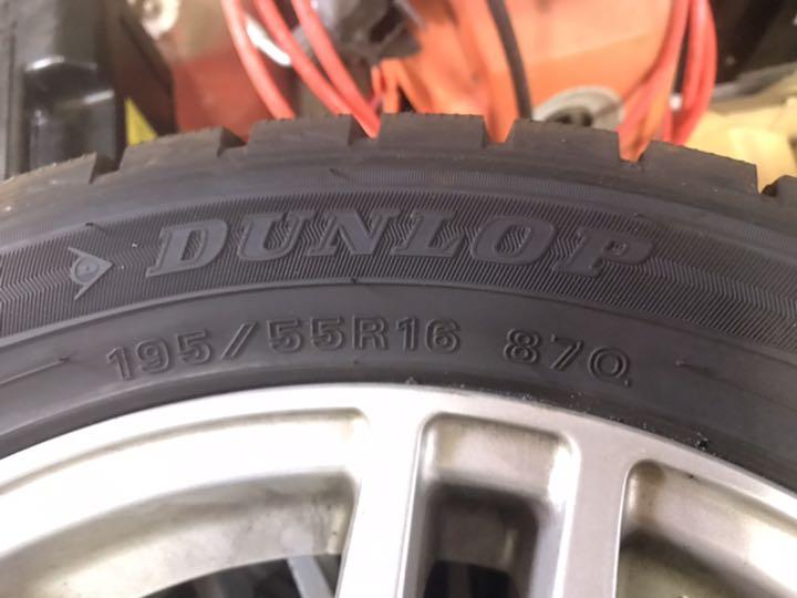 MINIクーパー用　スタッドレス+加工ホイール