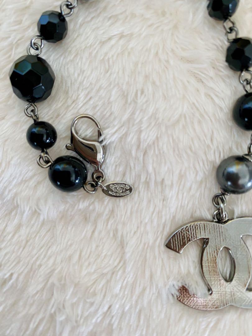 お値下げいたします！CHANEL ブラックパール　ブレスレット