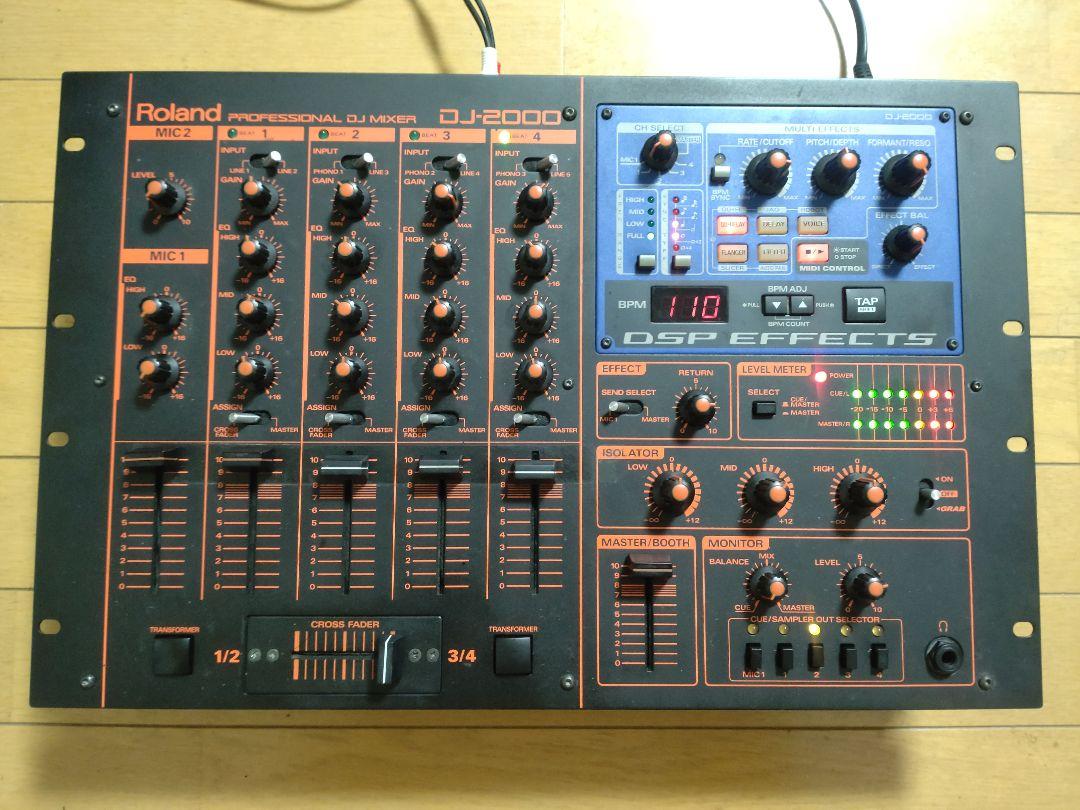 ROLAND DJ-2000 動作確認済み　送料込み　DJミキサー