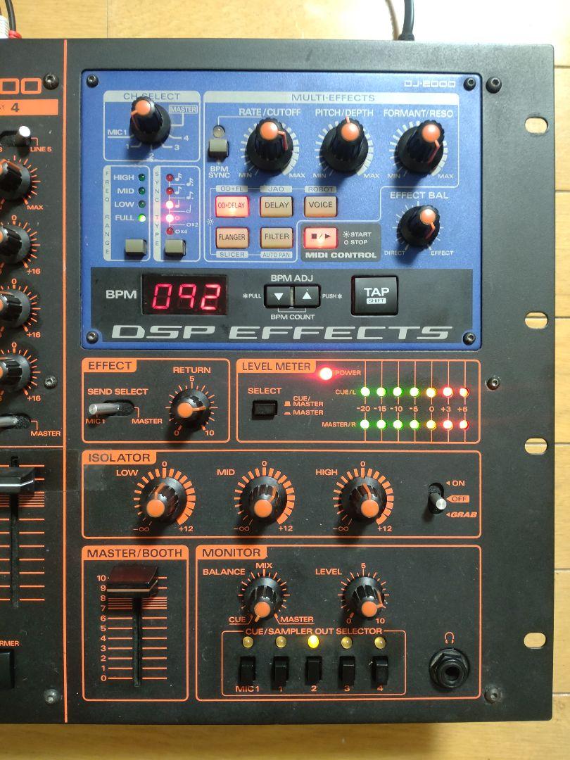 ROLAND DJ-2000 動作確認済み　送料込み　DJミキサー