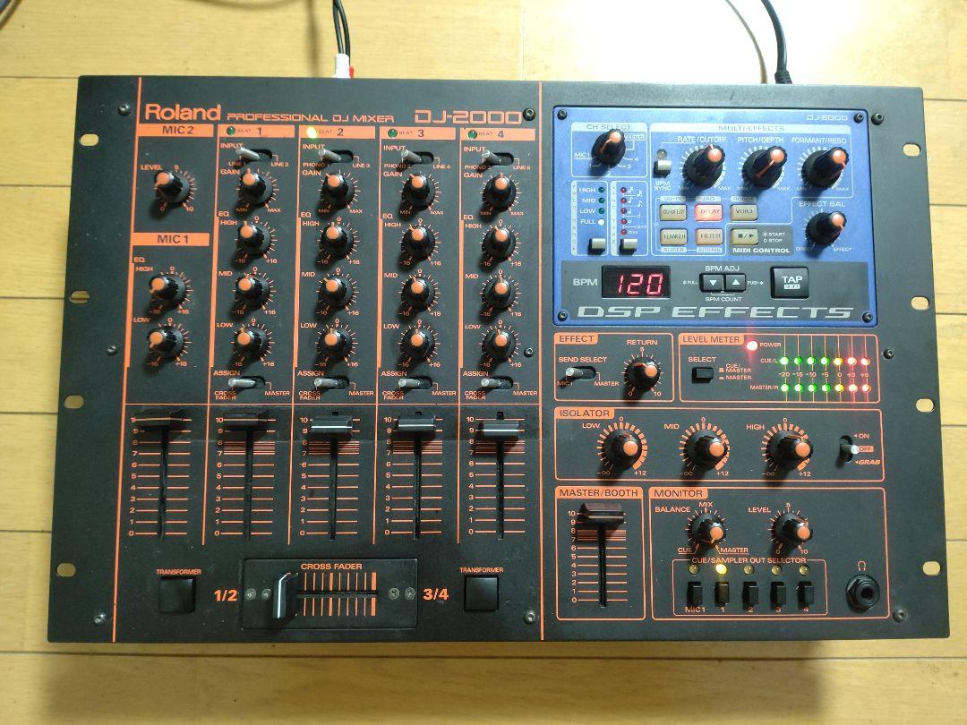 ROLAND DJ-2000 動作確認済み　送料込み　DJミキサー