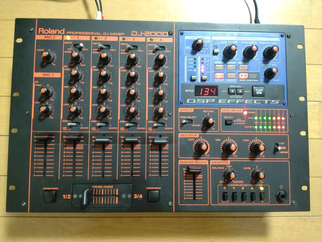 ROLAND DJ-2000 動作確認済み　送料込み　DJミキサー