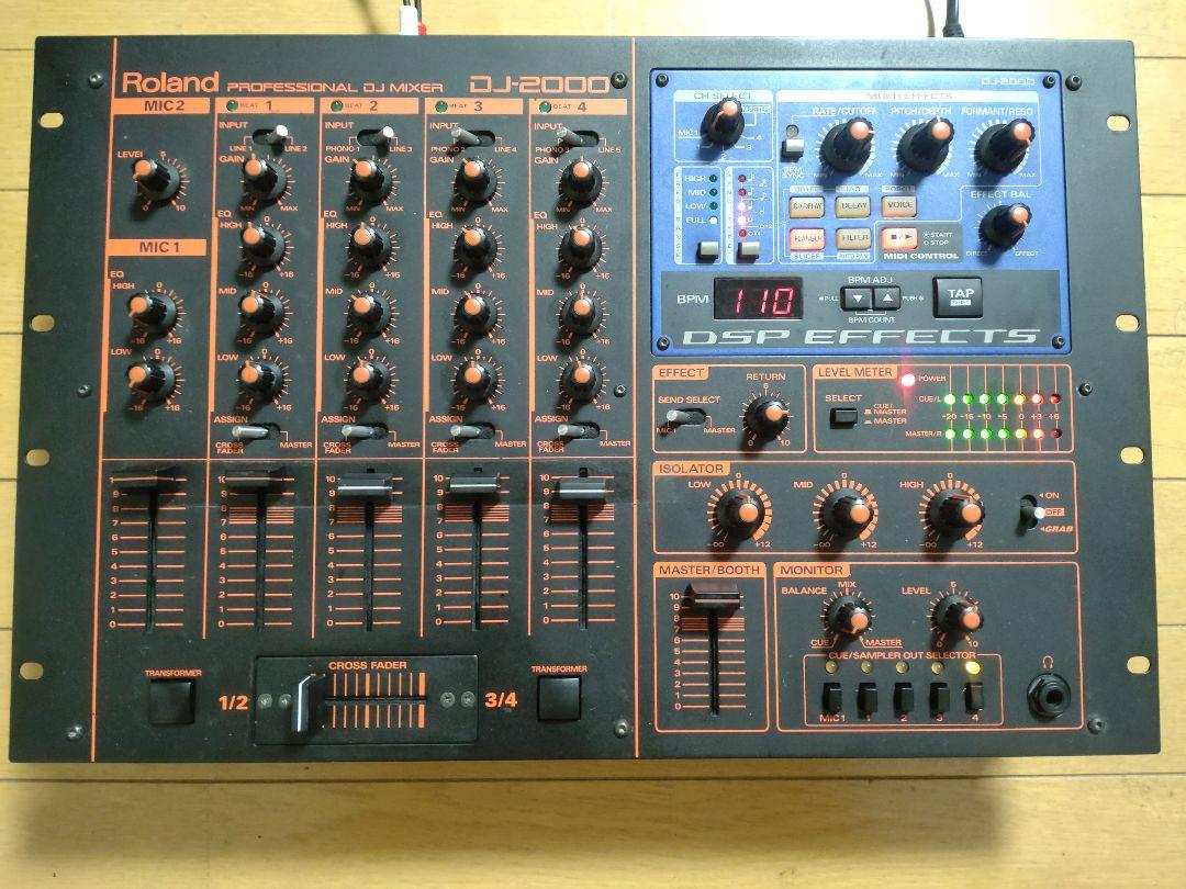 ROLAND DJ-2000 動作確認済み　送料込み　DJミキサー