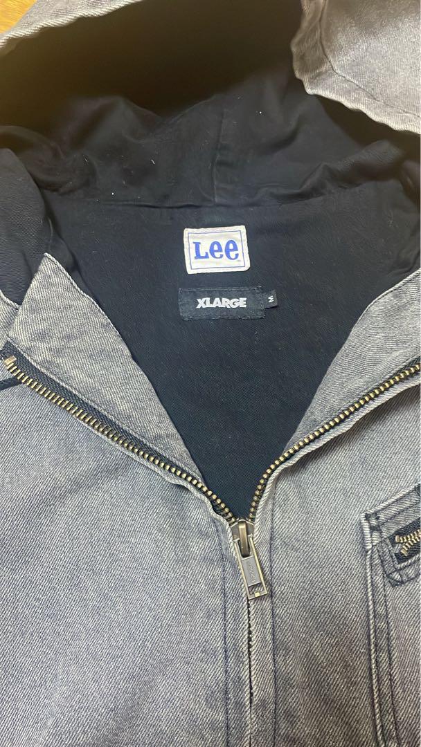 XLARGE×Lee OVERDYED DENIM HOODED JACKET