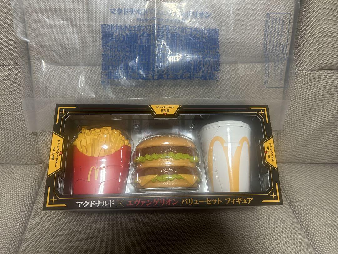 マクドナルド エヴァンゲリオン限定フィギュアセット未開封