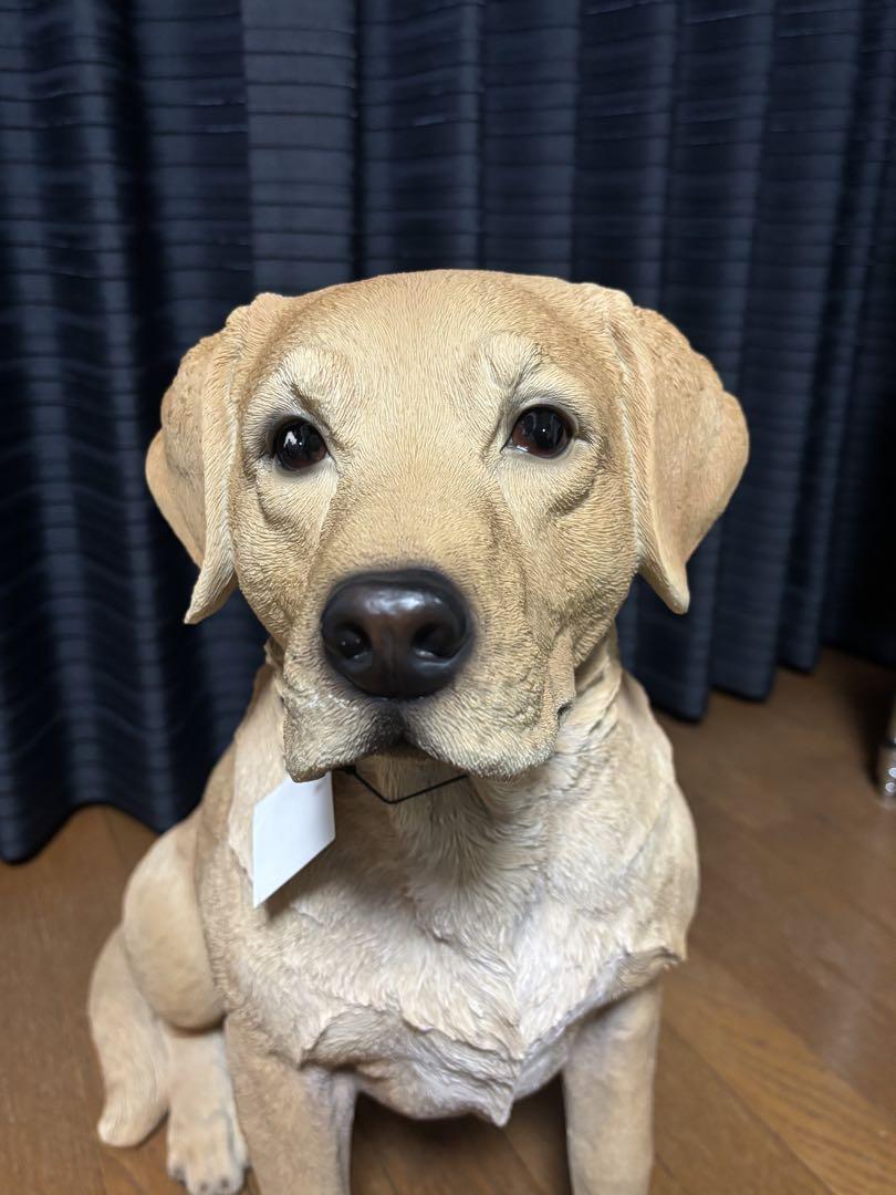 新品タグ付き　ラブラドールレトリバー　置物　オブジェ　犬　オーナメント