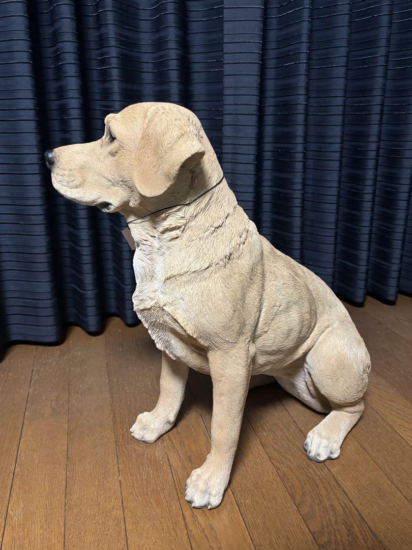新品タグ付き　ラブラドールレトリバー　置物　オブジェ　犬　オーナメント