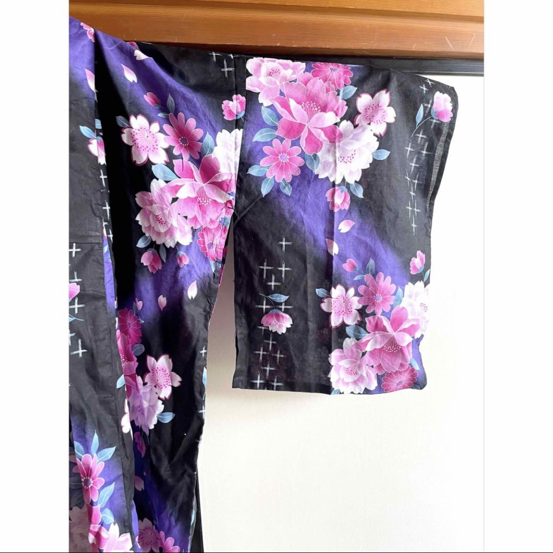 花柄 浴衣 着物 振袖 和花柄 和装 単衣着物 羽織 桜 さくら 牡丹
