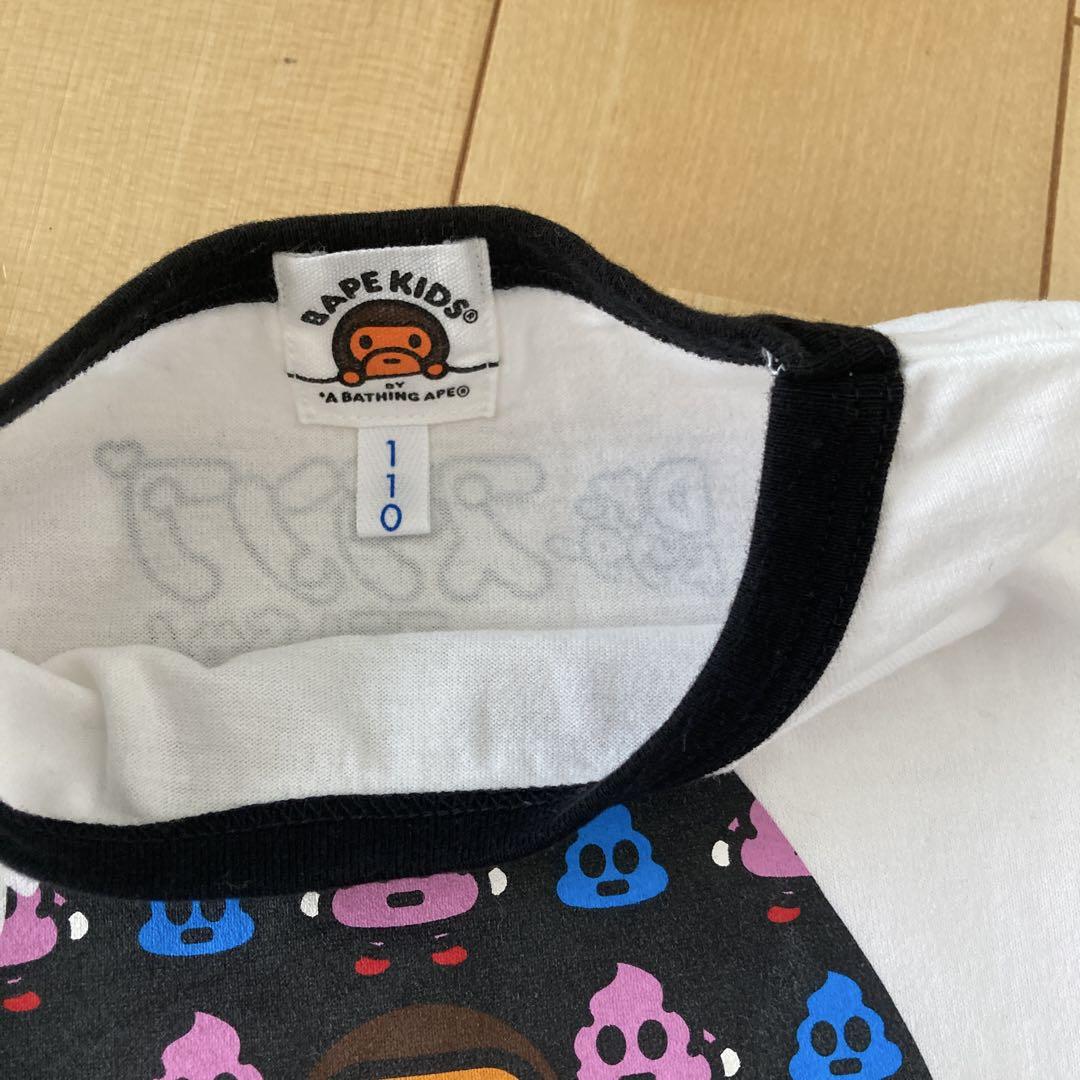 ☆美品 BAPE KIDS Dr.スランプアラレちゃんコラボ☆110 キッズT